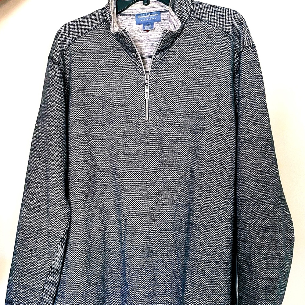 Tommy Bahama Zip Up Reversible Sweater